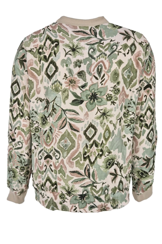 JACK BAMBI KOORD BLOEM IKAT 7365 320 ARMY